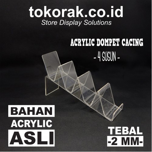 ACRYLIC DOMPET 4 SUSUN